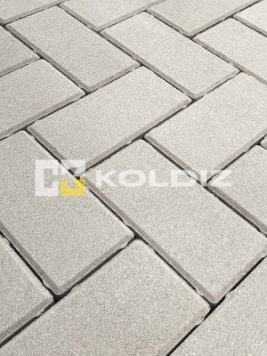 Брусчатка Колдиз Прямоугольник 200х100х80 Белая