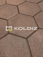 Тротуарная плитка Колдиз Шестигранник 250х220х60