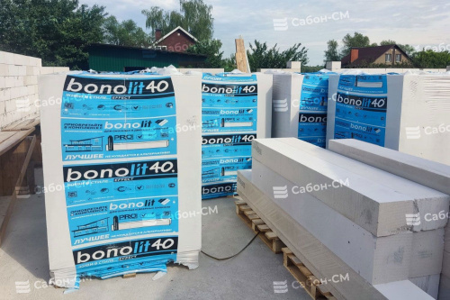 Газобетонные блоки Bonolit Малоярославец D400 625х250х500 стеновые